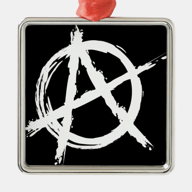 Anarchy Metal Tree Decoration (Front)