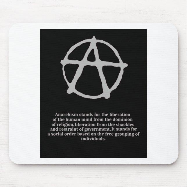 anarchy. mouse mat (Front)