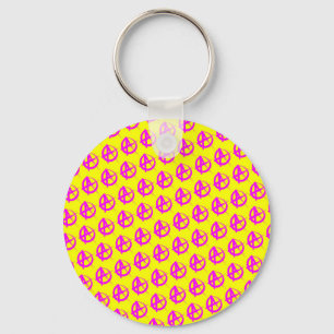 Anarchy Pattern Key Ring