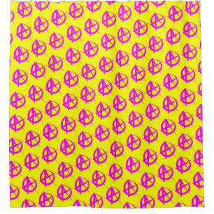 Anarchy Pattern Shower Curtain