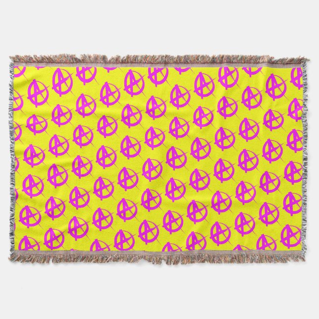 Anarchy Pattern Throw Blanket (Front)