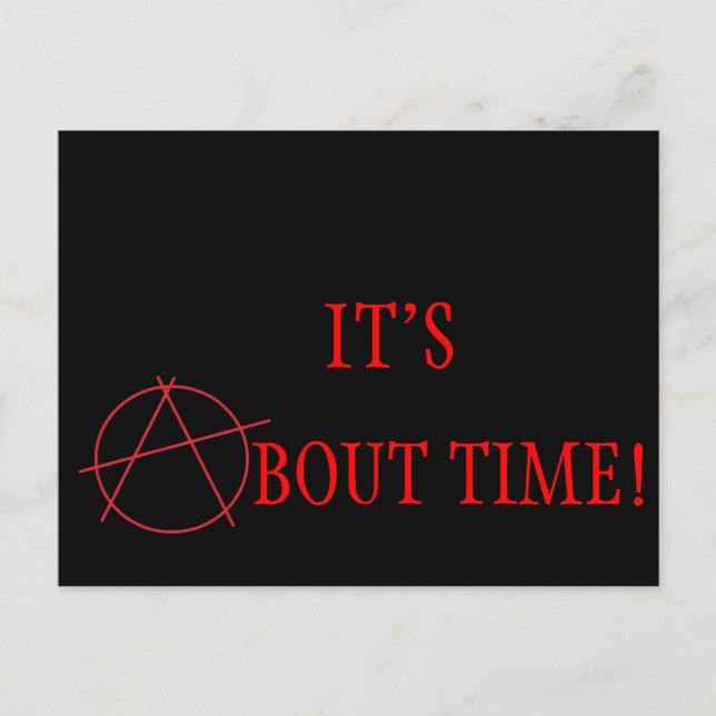 ANARCHY POSTCARD (Front)