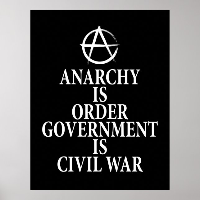 Anarchy quote poster (Front)