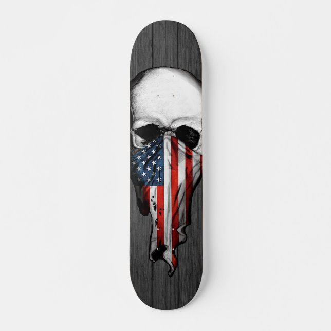 Anarchy Skull Skateboard (Front)