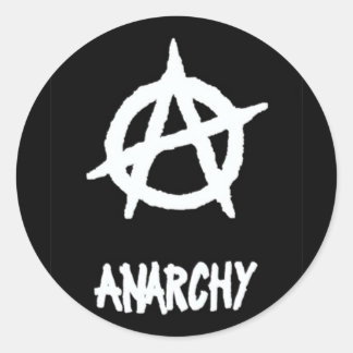Anarchy Sticker2 Classic Round Sticker