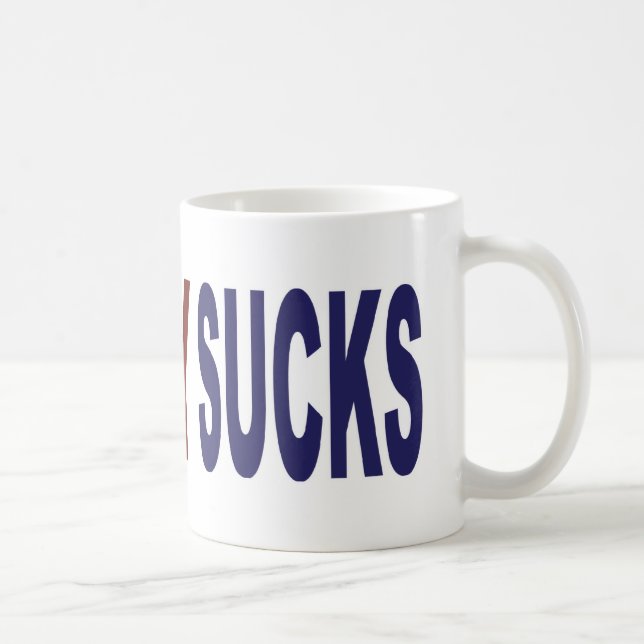 Anarchy Sucks Coffee Mug (Right)