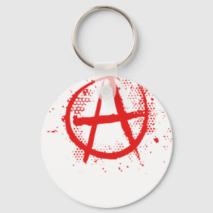 anarchy-symbol 2 key ring