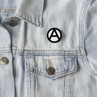 Anarchy Symbol 3 Cm Round Badge