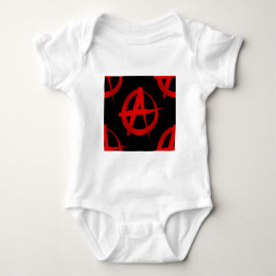 Anarchy symbol baby bodysuit