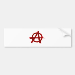 anarchy symbol bumper sticker