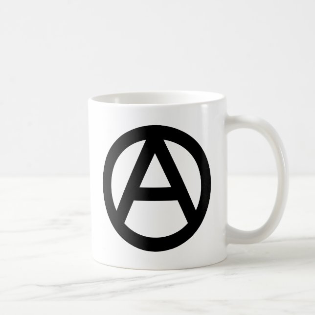 Anarchy Symbol Coffee Mug (Right)