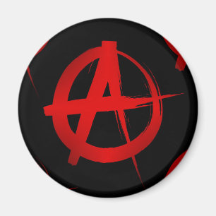 Anarchy symbol magnet
