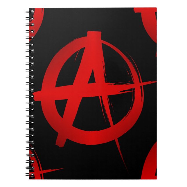 Anarchy symbol notebook (Front)
