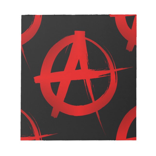 Anarchy symbol notepad (Front)