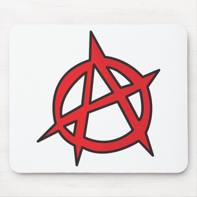 Anarchy Symbole Mouse Mat (Front)