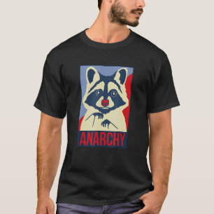 Anarchy Trash Panda Racoon   Animal Design T-Shirt
