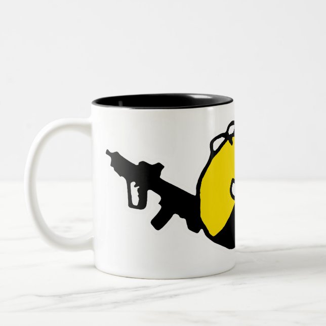 Anarchyball Anarchocapitalist Coffe Café Tasa Mug (Left)
