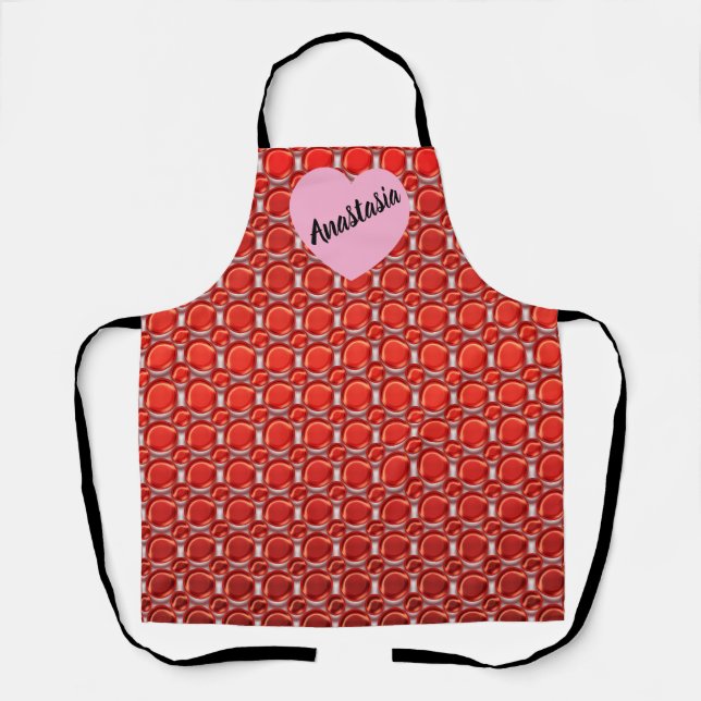 Anastasia apron with decorative patern (Front)