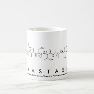 Anastasia peptide name mug