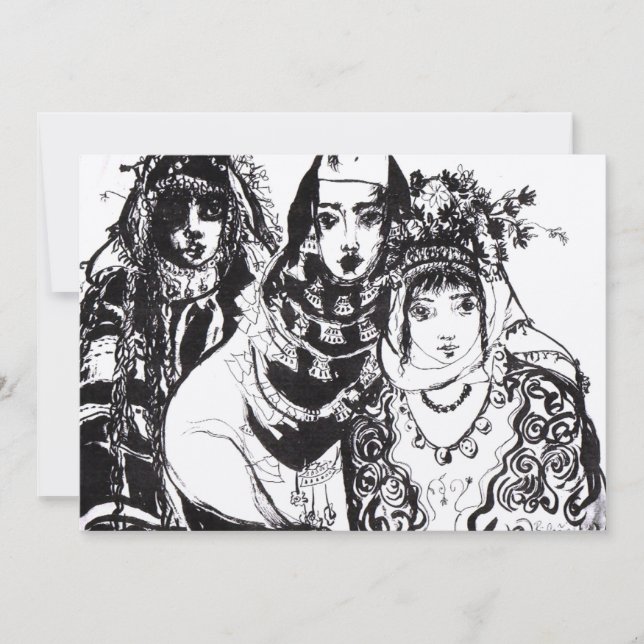 ANATOLIAN GIRLS Red Black Floral Swirls Monogram (Front)