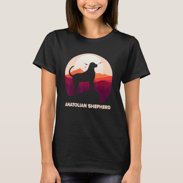 Anatolian Shepherd and Mountain T-Shirt (Front)