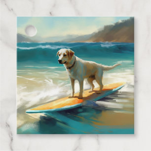 Anatolian Shepherd Beach Surfing Painting  Favour Tags