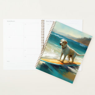 Anatolian Shepherd Beach Surfing Painting Planner