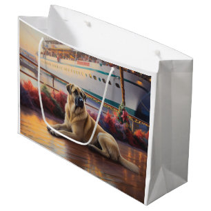 Anatolian Shepherd Christmas Cruise: Pawsome  Large Gift Bag