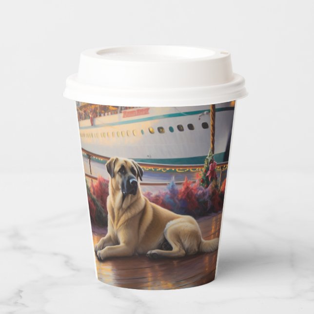 Anatolian Shepherd Christmas Cruise: Pawsome  Paper Cups (Front)