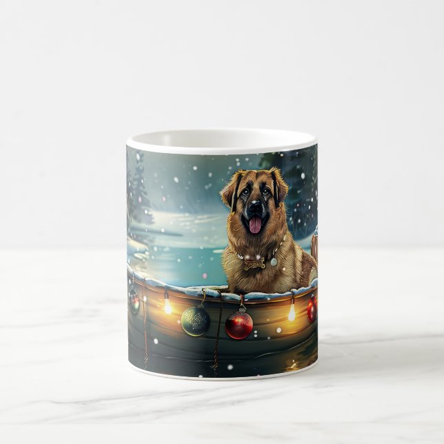 Anatolian Shepherd Christmas Festive Voyage Coffee Mug (Center)