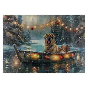 Anatolian Shepherd Christmas Festive Voyage Cutting Board