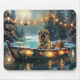 Anatolian Shepherd Christmas Festive Voyage Mouse Mat