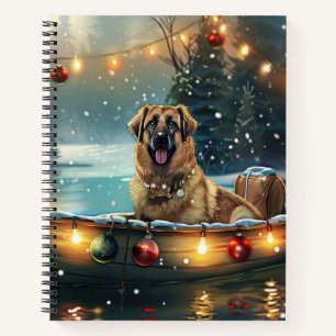 Anatolian Shepherd Christmas Festive Voyage Notebook