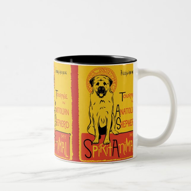 Anatolian Shepherd Cute Dog Coffee Mug (Right)