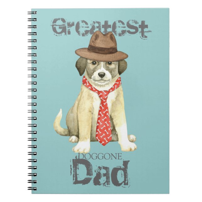 Anatolian Shepherd Dad Notebook (Front)