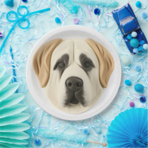 Anatolian Shepherd Dog 3D Inspired Paper Plate