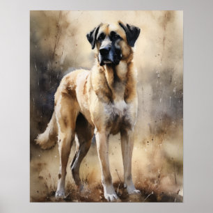 Anatolian Shepherd Dog Art Print Poster