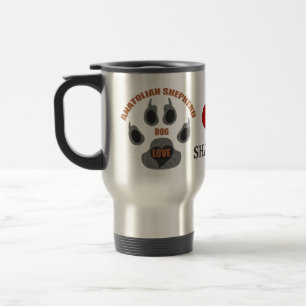Anatolian Shepherd Dog Breed with Name Travel Mug