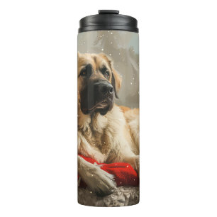 Anatolian Shepherd Dog Christmas Festive Thermal Tumbler