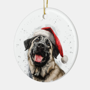 Anatolian Shepherd Dog Christmas Personalized Ceramic Tree Decoration
