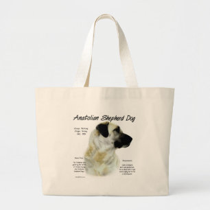 Anatolian Shepherd Dog History  Large Tote Bag