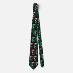 Anatolian Shepherd dog in St. Patrick's Day Dress Tie