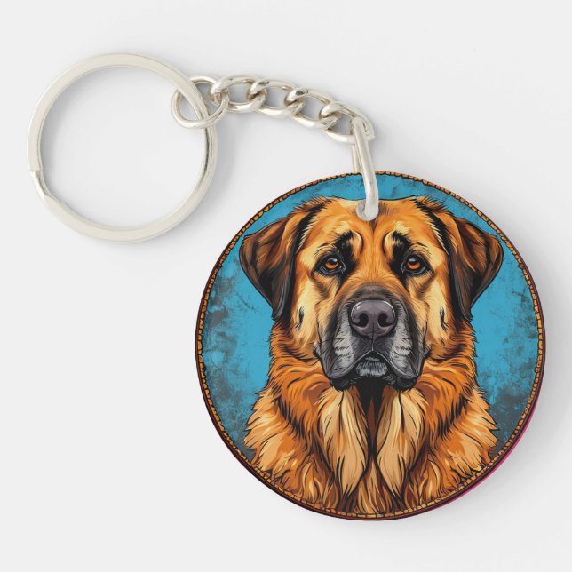 Anatolian Shepherd dog Key Ring (Front)