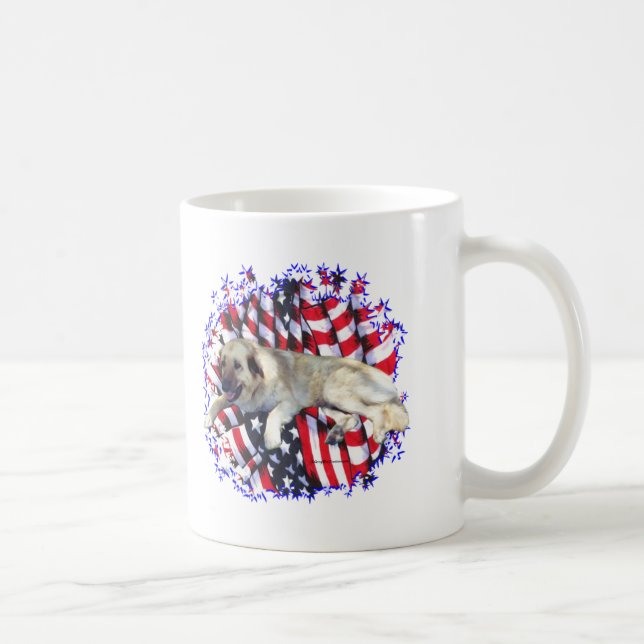 Anatolian Shepherd Dog Patriot Coffee Mug (Right)