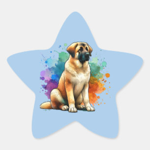 Anatolian Shepherd Dog Star Sticker