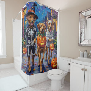 Anatolian Shepherd Dogs Halloween Costumes Shower Curtain