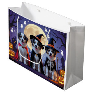 Anatolian Shepherd  Dogs Pumpkin Halloween Funny  Large Gift Bag