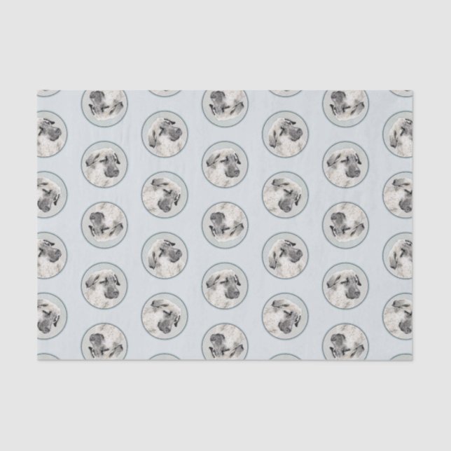 Anatolian Shepherd Fawn Painting Original Dog Art Tissue Paper (Front)