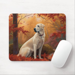 Anatolian Shepherd  in Autumn Leaves Fall Inspire Mouse Mat