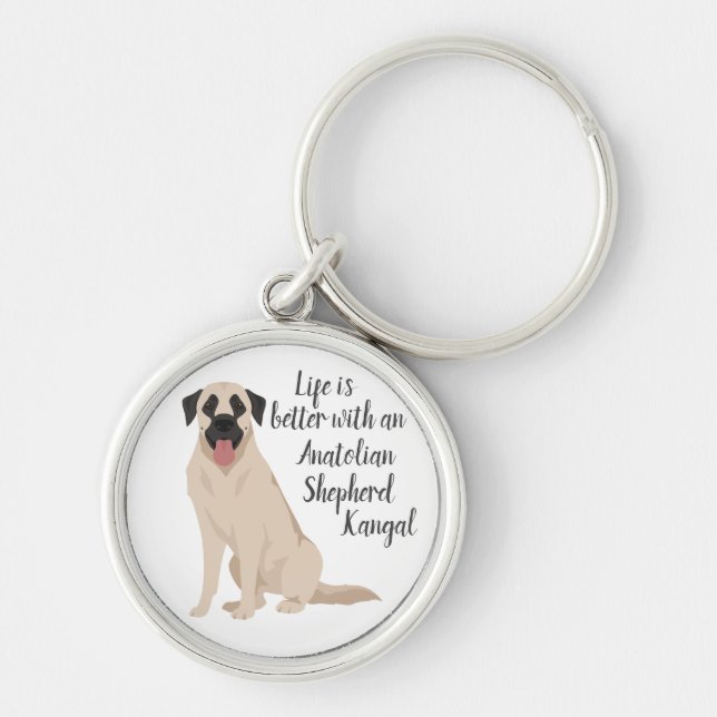 Anatolian Shepherd Kangal dog Key Ring (Front)